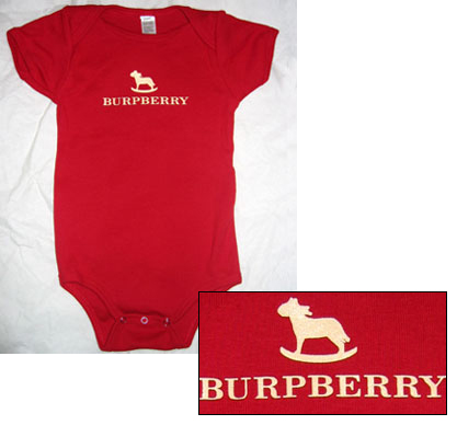 burberry onesie