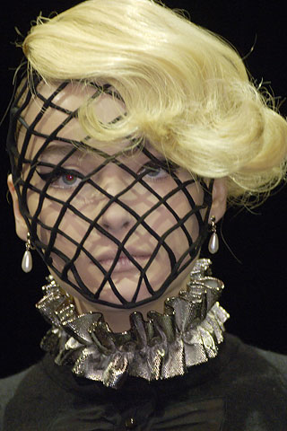 Victor & Rolf Fall 2006 fencing mask